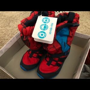 Boys Stride Rite M2Play Spider-Man Boots